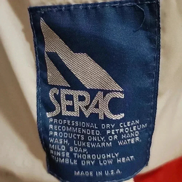Serac Vintage Ski Snowboarding Winter Made in the USA Jacket Size 38 - Picture 4 of 8
